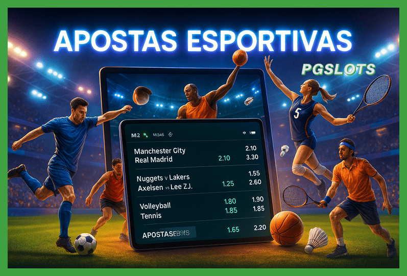 Aposte em apostas esportivas no cassino online PGSLOTS